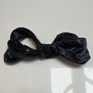 Slip Black Silk Hair Headband